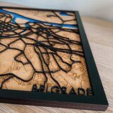 EPICPRODUCTION 3D mapa grada "beograd" (crna, novo) | ePonuda.com