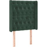  Krevet box spring s madracem LED tamnozeleni 80 x 200 cm baršun | shoptok.hr