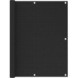 Balkonski Balkonsko platno črno 120x600 cm HDPE, (20611047) | Shoptok.si