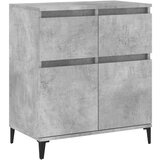  Komoda betonsko siva 60x35x70 cm inženirski les | Shoptok.si