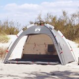 vidaXL Šotor za plažo za 2 osebi siv za hitro postavitev vodoodporen Cene
