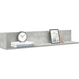  Zidne police 2 kom Beton siva 100x16,5x16,5cm Konstruirano drvo | Eponuda.com