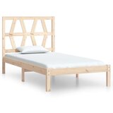  Posteljni okvir iz trdne borovine 100x200 cm, (20684882) | Shoptok.si