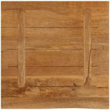 Stolna Mizna plošča z naravnim robom 60x60x3,8 cm trden mangov les, (21410982) | Shoptok.si