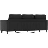  Trosjed crni 180 cm od umjetne kože | shoptok.hr
