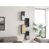 Hanah home zidna polica esta anthracite sapphire