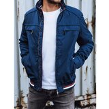 DStreet Men's dark blue transitional jacket TX4257 Cene
