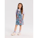 Sinsay Haljina s tregerima od trapera Stitch | shoptok.hr