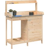  Stol za sadnju s ormarićem 110,5x45x124,5 cm masivna jelovina | Eponuda.ba