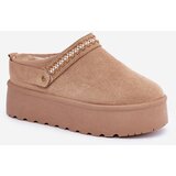 Boto FG2 Snow Boots With Decorative Embroidery Beige Selithria | Eponuda.ba