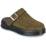 Dr. Martens Brookline Mule DMs Olive Bronx Suede Kaki