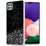 Cadorabo Ohišje, združljivo z Samsung Galaxy A22 5G in črna z bleščicami - Zaščitni ovitek iz prožnega silikona TPU s svetlečimi bleščicami, (20860346) | Shoptok.si