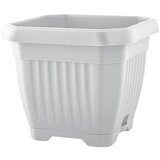  Četvrtasta tegla za cvijeće (D x Š: 30 x 30 cm, Plastika, Bijela) | shoptok.hr