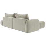 Makamii Bež sklopiva kutna garnitura (s lijevim kutom/s ležaljkom) Hale – | shoptok.hr