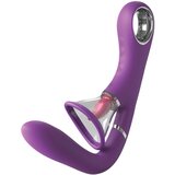 Pipedream Fantasy For Her - 4 motorni vibrator točke G in stimulator klitorisa z jezikom (vijolična) | Shoptok.si