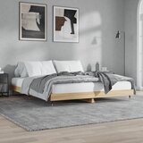  Okvir kreveta bez madraca 200x200 cm od konstruiranog drva Smeđa 200 x 200 cm | shoptok.hr