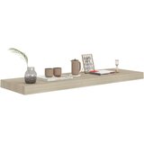 vidaXL plutajuća zidna polica boja hrasta 80 x 23,5 x 3,8 cm MDF | shoptok.hr