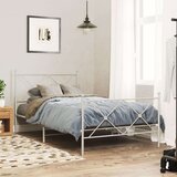  Metalno uzglavlje bijelo 100 cm | shoptok.hr