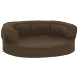  Ergonomski madrac za pse 60 x 42 cm izgled platna smeđi | Eponuda.com
