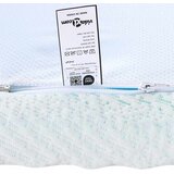  Nadmadrac Bijela i zelena 70 x 200 cm Jakard tkanina | shoptok.hr
