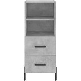  Visoka komoda siva betona 34,5x34x180 cm od konstruiranog drva | shoptok.hr