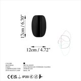 Opviq lights Crna LED zidna lampa Heybe – | shoptok.hr