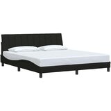  Okvir kreveta bez madraca Hanko crni 180x200 cm od tkanine | shoptok.hr