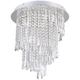 Tri O led stropna svetilka v srebrni barvi ø 45 cm pomp – | Shoptok.si
