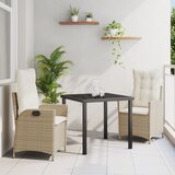 vidaXL Set 2 Bež in kremna | Shoptok.si