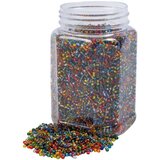 Playbox barvne prozorne plastične perle za kuhanje, 2-3 mm, 500 g | Shoptok.si