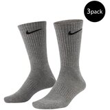 Nike Nogavice Chaussettes everyday lightweight crew noir/gris/blanc Siva Cene