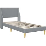  Krevetna konstrukcija Svijetlo siva 100 x 200 cm tkanina | shoptok.hr