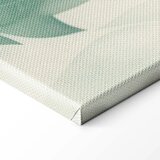  Slika - Watercolor Botanical Motif Delicate Green-Beige Leaves 120x80 Standard | shoptok.hr