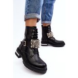 Boto Women's insulated work boots decorated black Lennen | ePonuda.com