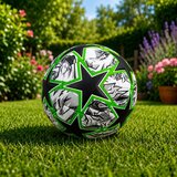 Lopta za nogomet 22cm, veličina 5 Stars - zelena | shoptok.hr
