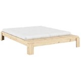 Karup Design Zakonska postelja iz masivnega bora z letvenim dnom 180x200 cm v naravni barvi Layers – | Shoptok.si