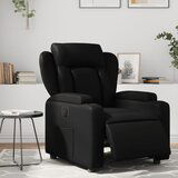 Maison Chic Električni naslanjač - Relax naslanjač črno umetno usnje, (22062168) | Shoptok.si