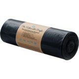 The Sustainable People Velike vreče za smeti iz recikliranega materiala - Črna 120 l cene