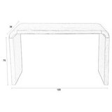 Zuiver Stranska mizica v naravni barvi 38x120 cm Brave – | Shoptok.si