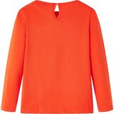  Dječja majica s dugim rukavima tamnonarančasta 116 | shoptok.hr