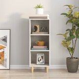  Komoda siva boja betona 34,5x32,5x90 cm od konstruiranog drva | shoptok.hr