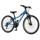  Bicikl junior 24 venssini parma x100 alu 24" alu 12" v-brake 18 brzina 132-155cm (xs) plavi 1242062 | Eponuda.com