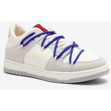 Resti White-gray women's sports sneakers with navy blue laces Olierinc - Footwear | shoptok.hr