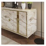 Hanah home komoda brice ephesus marble gold