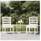  Vrtne stolice 2 kom bijele 40 5 x 48 x 91 5 cm masivna borovina | shoptok.hr