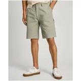 PepeJeans Hlače PM801104 RELAXED SHORT Zelena