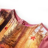  Dječja haljina s dugim rukavima starinska ružičasta boja 116 | shoptok.hr