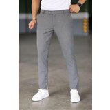 Dewberry 47676 Italian Cut Elastic Fabric Mens Trousers-DARK GREY Cene
