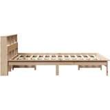  Krevet s regalom za knjige bez madraca 120x200 cm od borovine | shoptok.hr