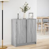  Komoda s LED svjetlima boja hrasta sonome 77x34x85 cm drvena | shoptok.hr
